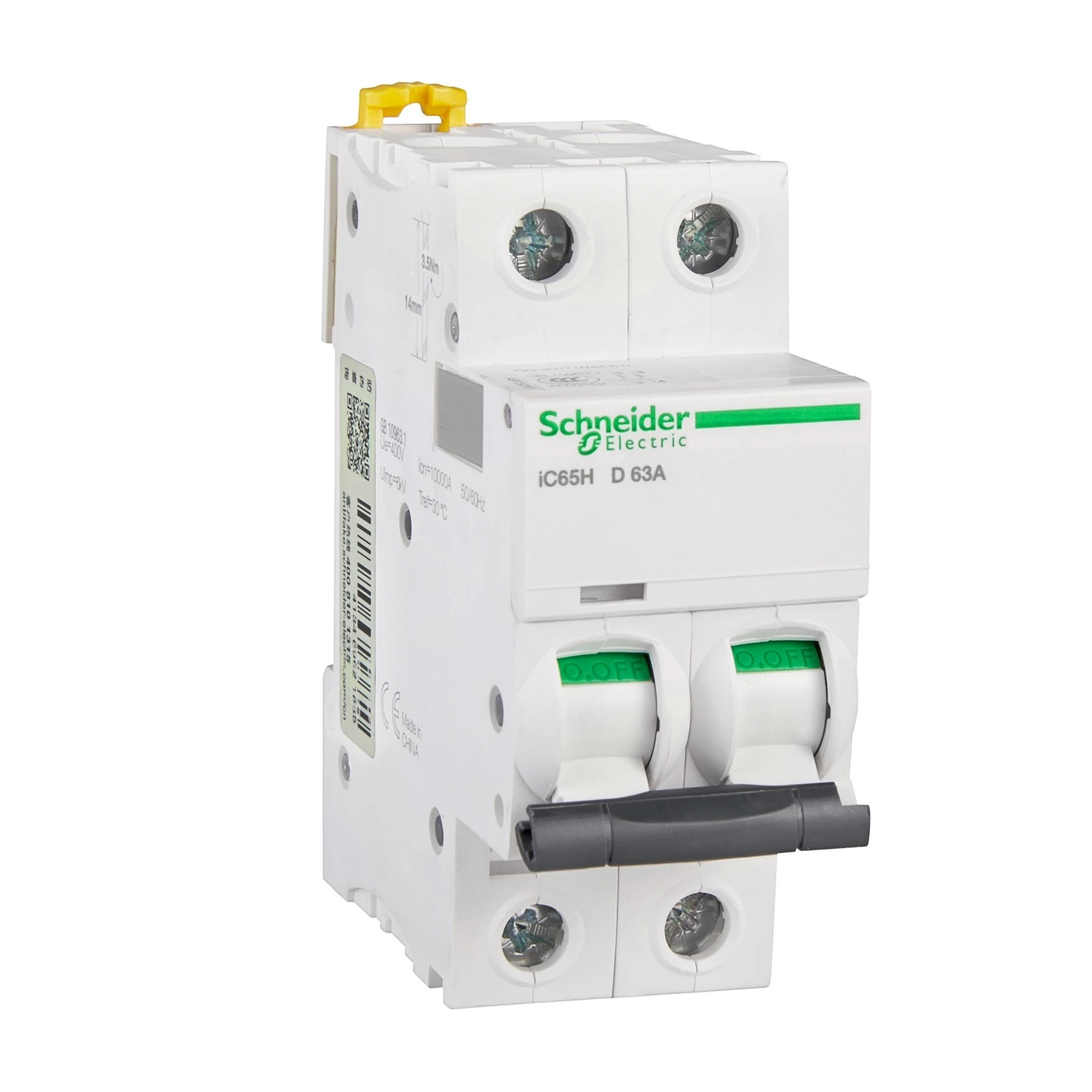 Schneider iC65H-D Acti9 Reliable Miniature Circuit Breaker for Uninterrupted Power Protection mcb