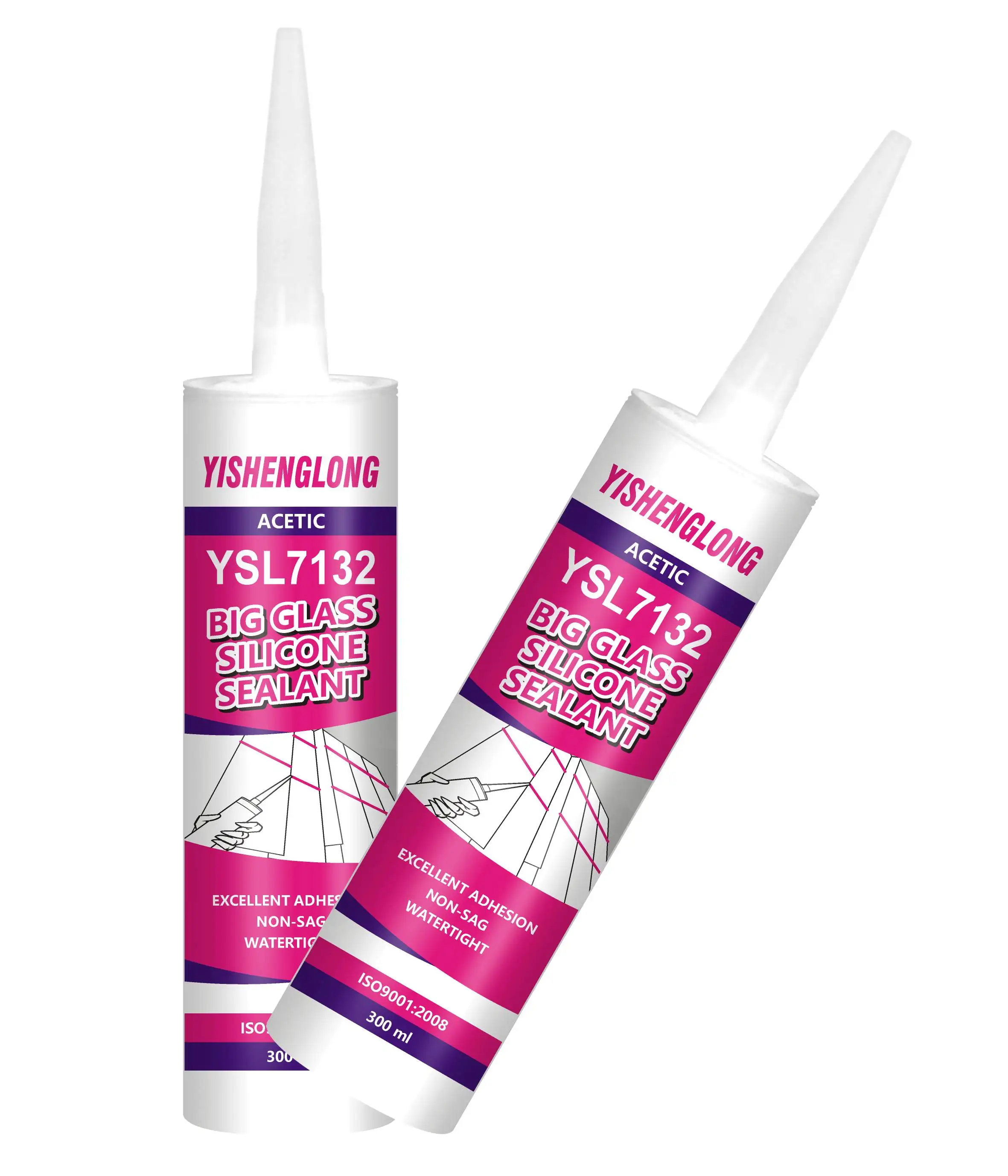 YSL-7132  factory directly supplier  best duct silicone sealant bulk
