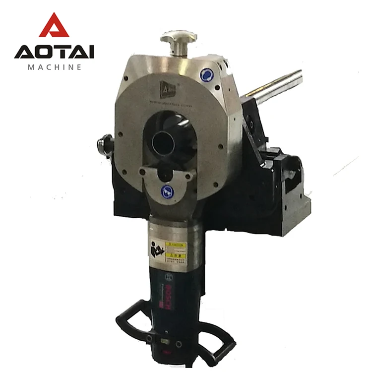 AOTAI OSG-120 BOSCH electric motor manual orbital pipe saw blade cold cutting machine