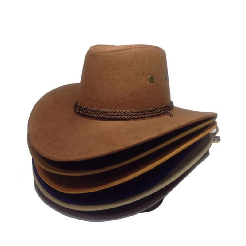 2021 Wholesale Custom Painted Outdoor Adults Gentleman Men Ladies Women Western Style Cowboy Hats