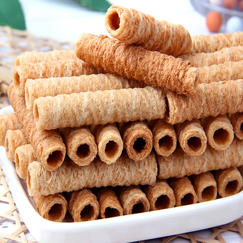 800g King of Kings brand delicious instant leisure foods raw coconut latte flavor coconut crispy roll biscuits snacks