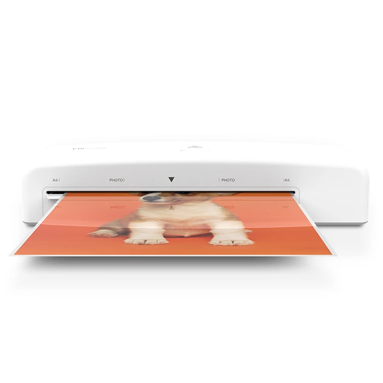 Hot A4 Desktop Laminator 2 Roll Laminating Machine 9 inch hot roll laminator