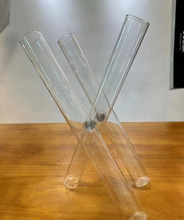 HY Wholesale Banquet Events Modern Glass Cylinder Flower Vase Centerpiece for Wedding Table