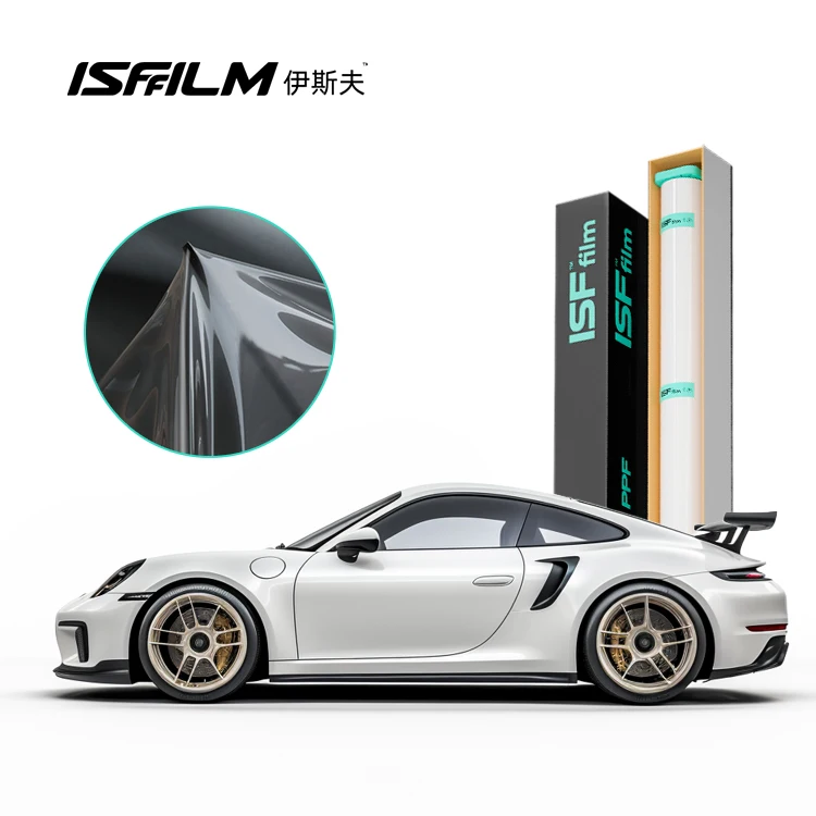 Sf 10 лет гарантии самовосстанавливающая Защита от царапин глянцевая прозрачная пленка из ТПУ для обертывания кузова