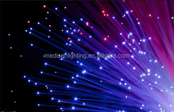 1.5MM 700m/roll China Brand Fiber Optic Ceiling Star Starry Sky  Lighting Cable for Rgb Twinkle Light Engine