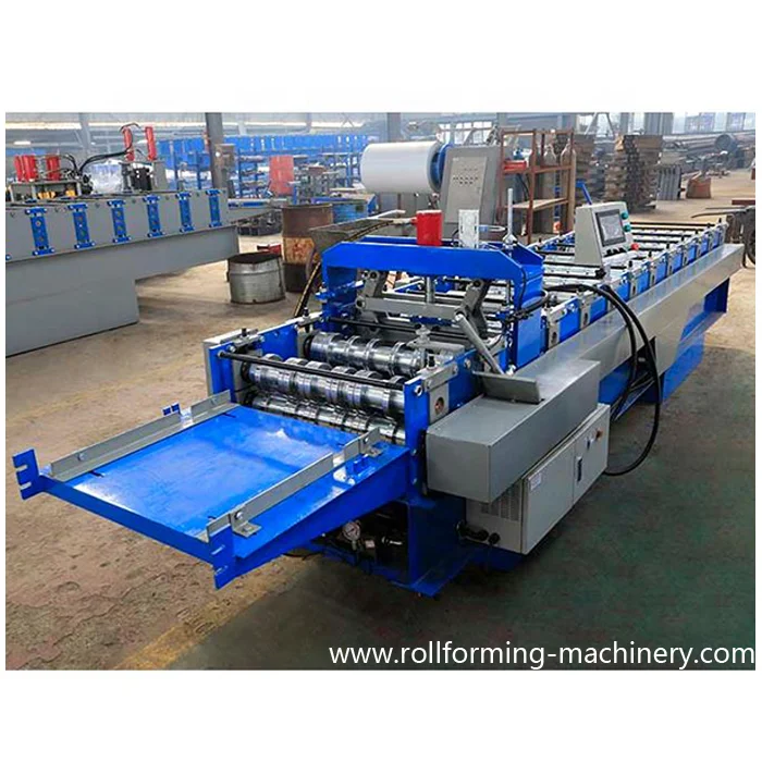Steel Bar Truss Deck Roll Forming Machine Steel Tile Galvanized Sheet(gi),cold Roll Steel(crc) 0.5-0.6mm Rolling Thinckness 90mm