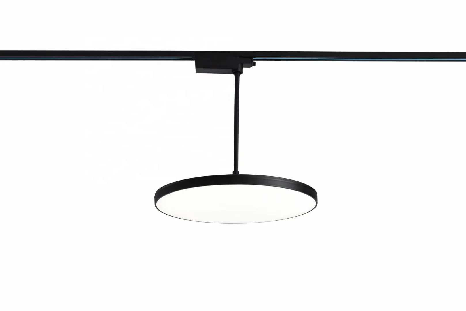 Juno round panel magnetic Track Light LED Art Gallery Spot Lighting with Track Rail pendant lights