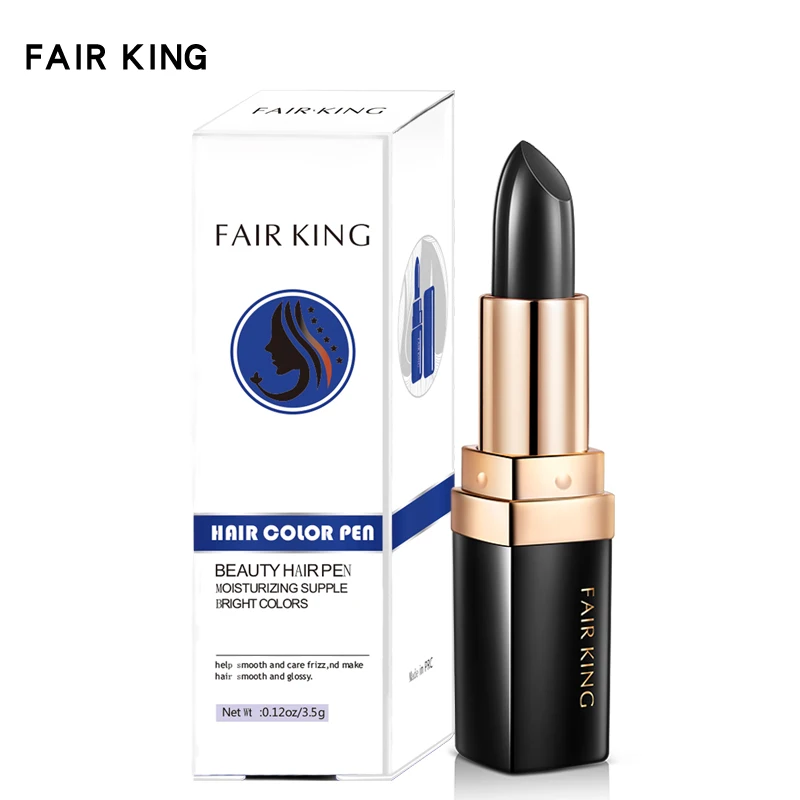 FAIR KING Natural Black Brown Hair Color Dye Pen Stick