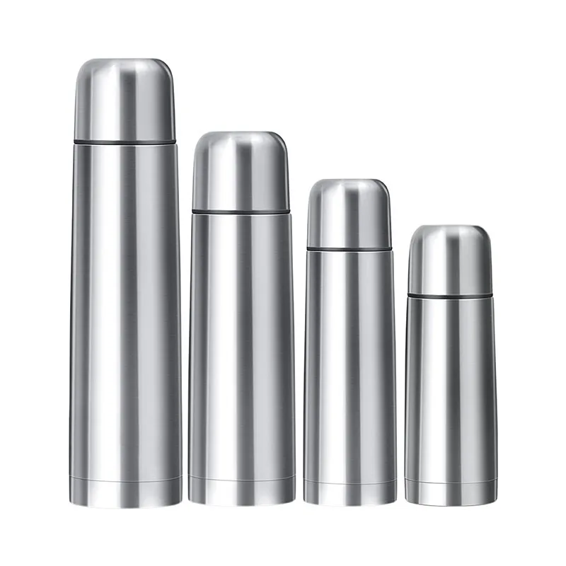 Yerba Mate Thermos Stainless Steel Vacuum Insulated Flask Bullet Thermos Water Bottles Cups  with Stopper Lid