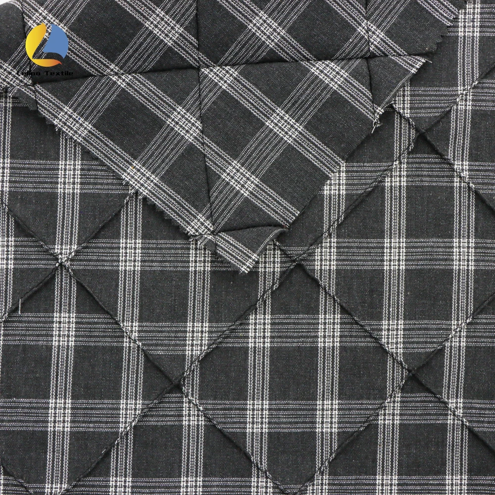 Beautiful Customized High-quality Woven Plaid Fabric 100%Cotton Yarn Dyed Gingham Fabric For Autumn Shirts For Women
