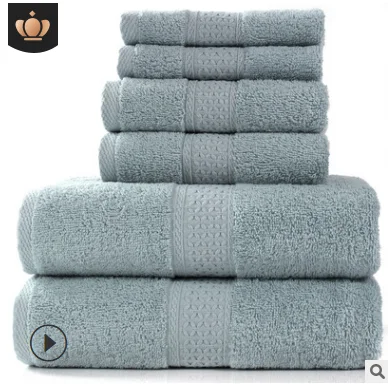 Amazon Hot Sale Gift Towel Set Turkish Towel Set Cotton Bath Towel Set