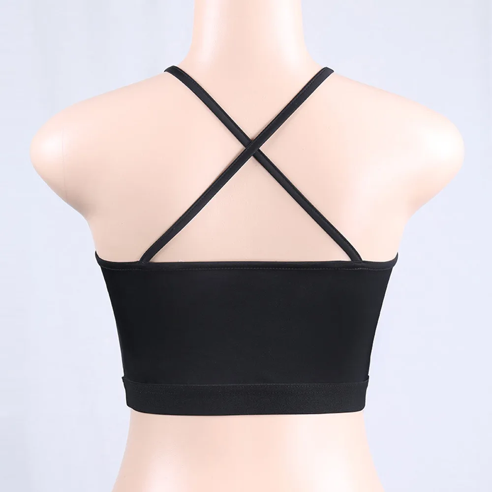 2019 Sports Yoga Bra Summer Women Tank Top Sleeveless Yoga Sport Crop Tops Shirt Mesh Breathable Perspective Sexy Sports Vest