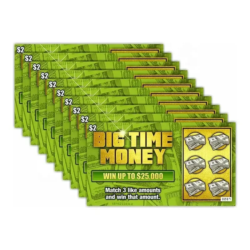 New Design High Quality Customized Tickets Scratch Off Card Lottery Tickets Winning Card