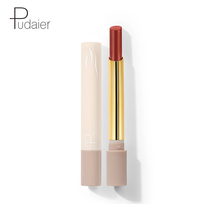 New Design Lip Makeup Lipstick Waterproof Portable Tobacco Tube Nude Color Long Lasting Velvet Matte Lip Stick