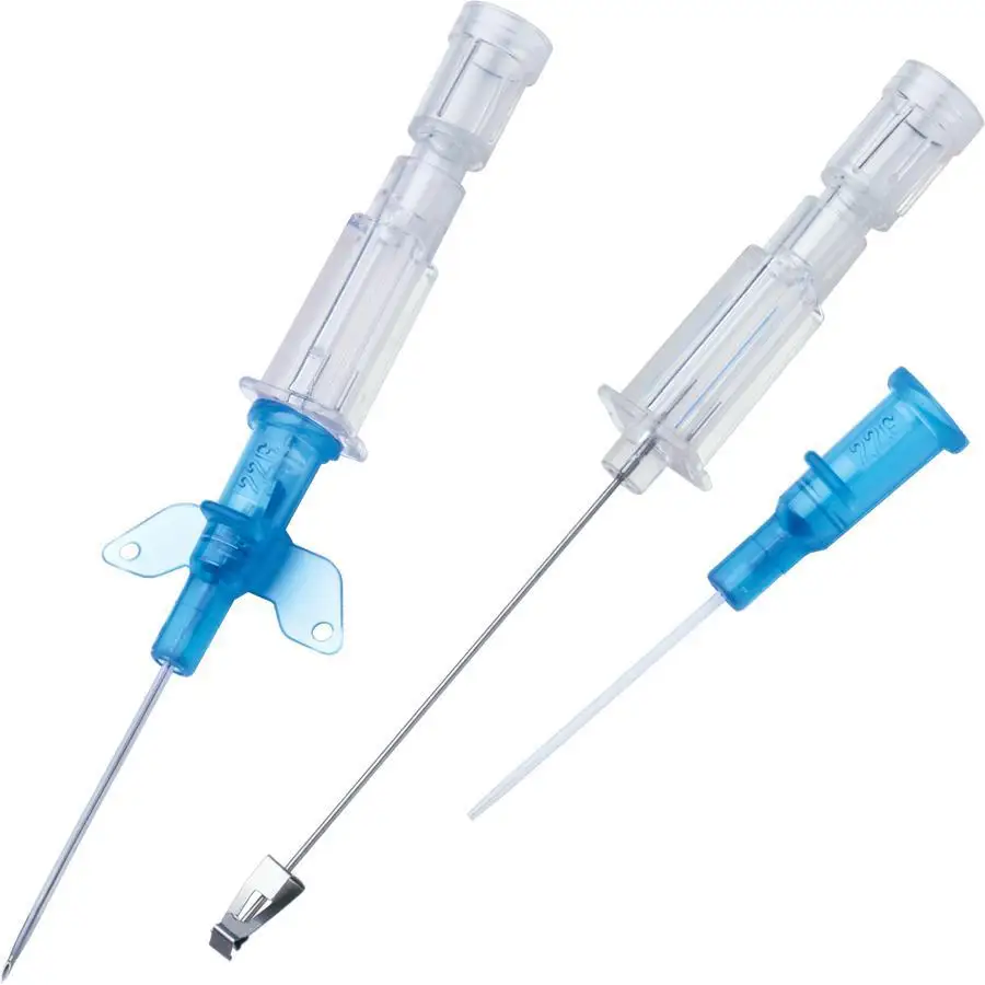 Disposable Safety Butterfly Type IV Cannula Catheter With Injection Port