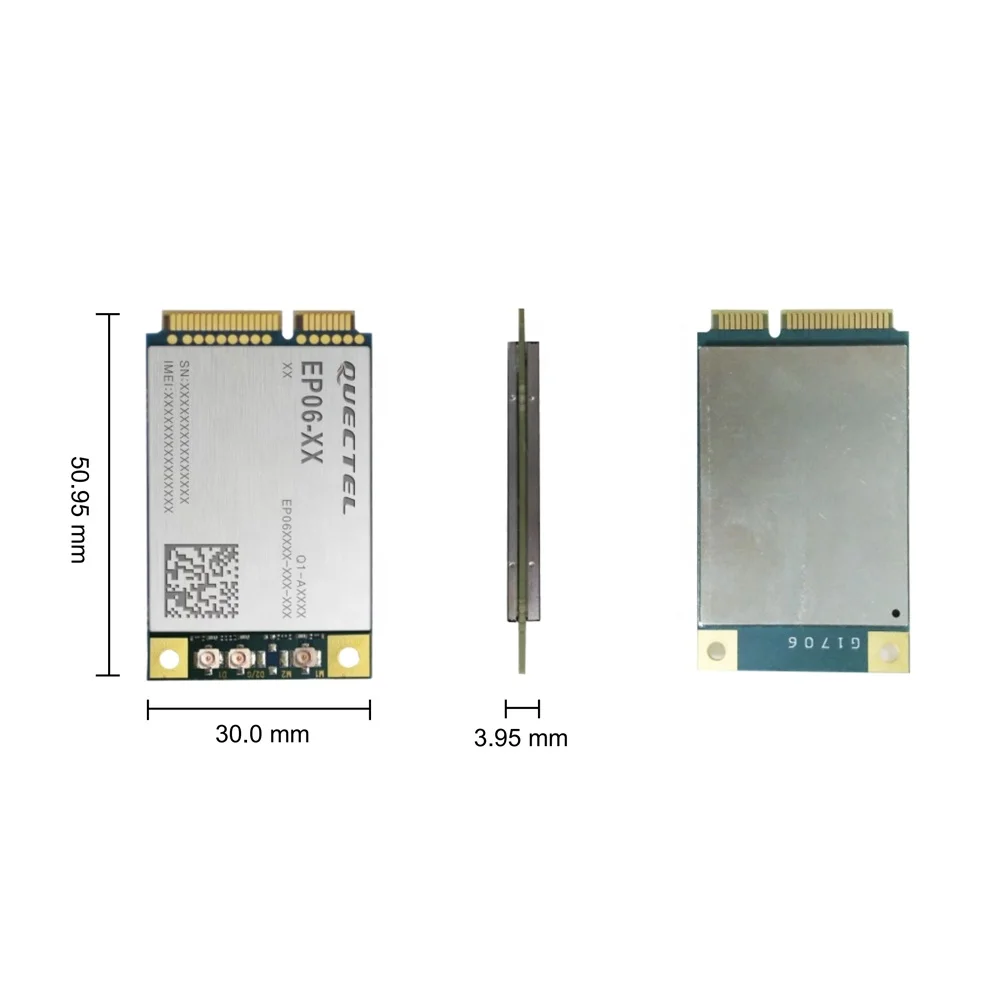 EP06-E New Original Stock 4G Module LTE Advanced Cat6 MiniPCIe Module for EMEA/APAC/Brazil Ep06-A 4pda Cat6 LTE-A Modem EP06-E