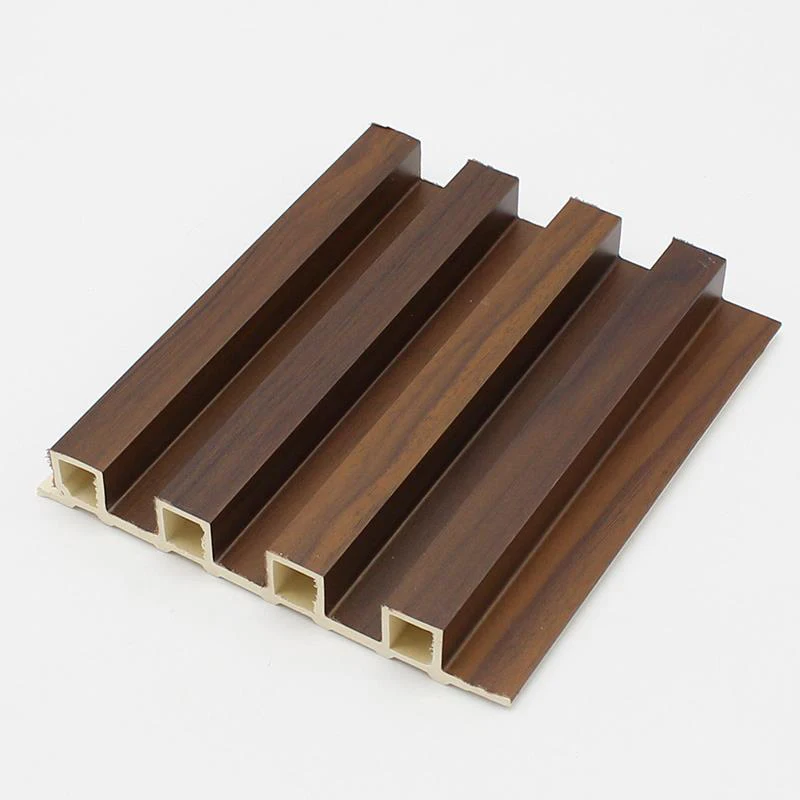 Modern Villa Home Eco Friendly Decorative Composite Board 3d Interior Wood Look Pvc Exterior Panels Wpc Wall Cladding