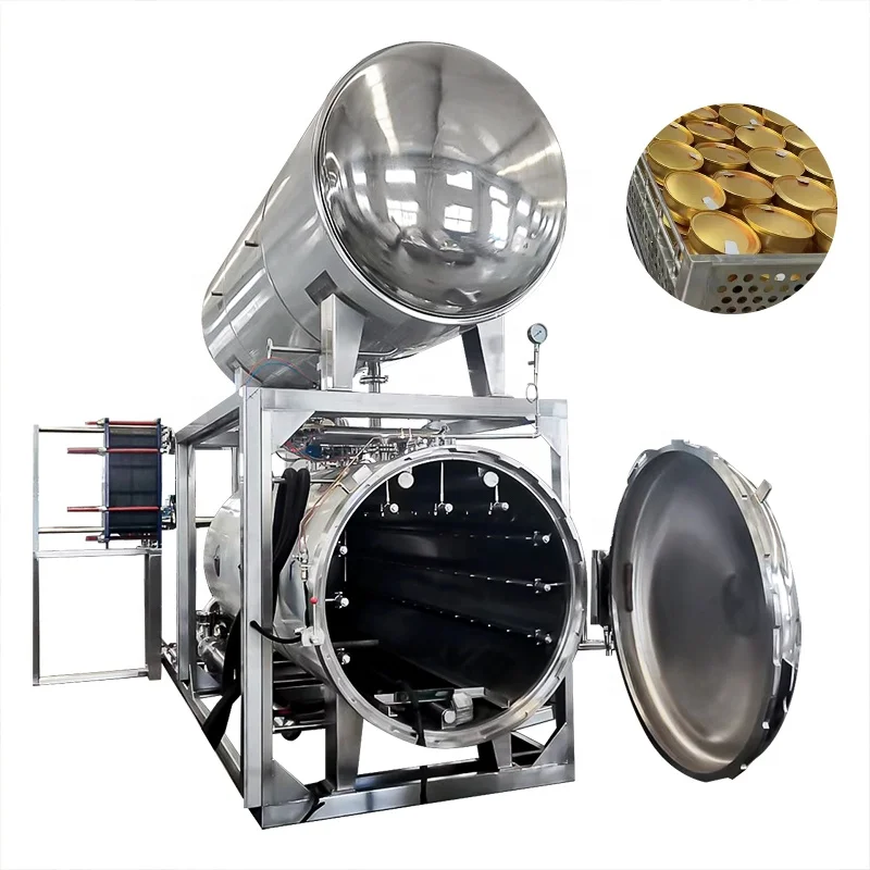 Fully automatic Industrial Autoclave Price Automatic Autoclave Sterilization Retort Machine For Canned Food