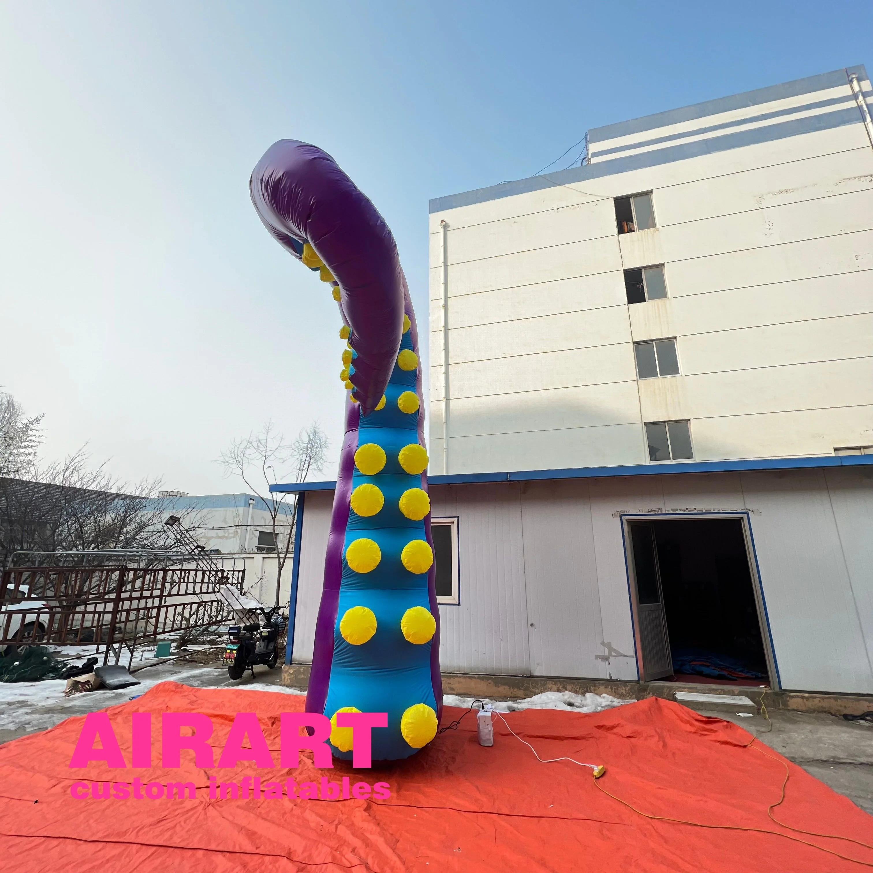 high quality Giant inflatable octopus tentacle/ jellyfish tentacle inflatable/ inflatable octopus