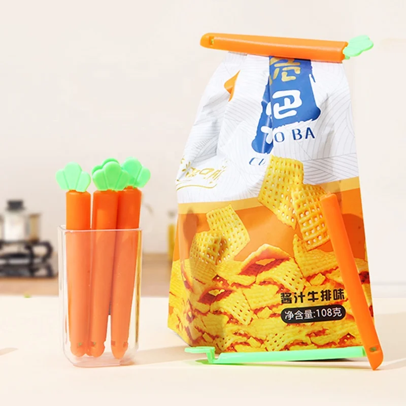 Small gifts plastic tea snacks moisture-proof sealing clip food bag sealing clip