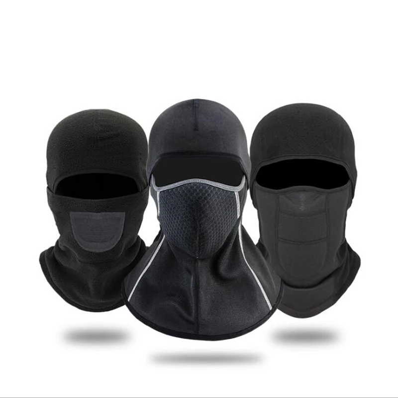 Winter Fleece Balaclava Hat Outdoor Motorcycle Fishing Skiing Snowboard Thick  Windproof Full Face Mask Shield  Keep Neck Warm