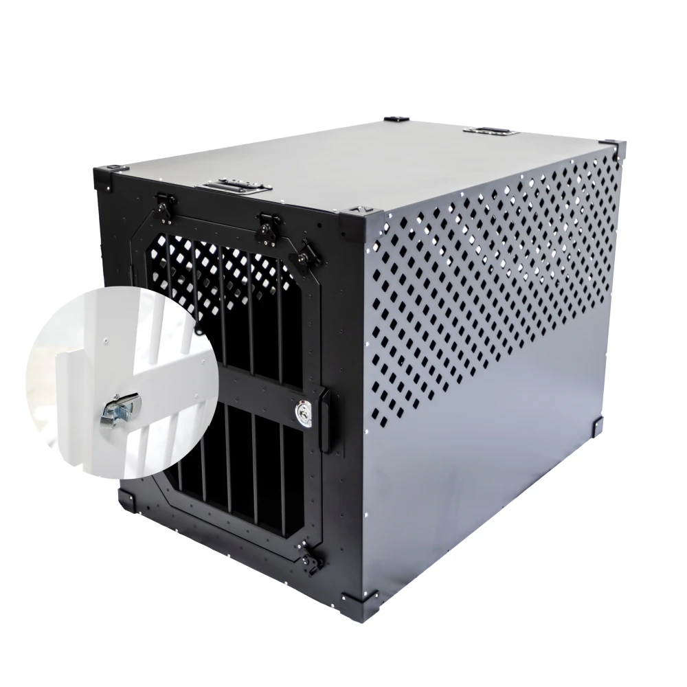 Hot Selling Waterproof Animal Pet Cage Aluminum Kennel Modular Dog Car Cage