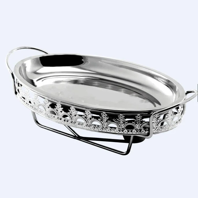 Hedan Factory Stainless Steel Grilled Fish Pan BBQ Grill Fish Alcohol Fish Stove