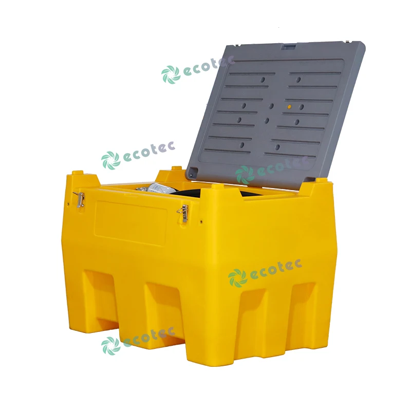 Мини-топливный бак Ecotec 480L с насосом для перекачки бензина масляный заправки грузовиков
