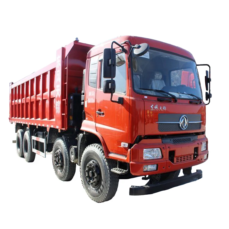 Dongfeng commercial vehicle Tianjin heavy truck 280 HP 8x4 6.2m used dump truck