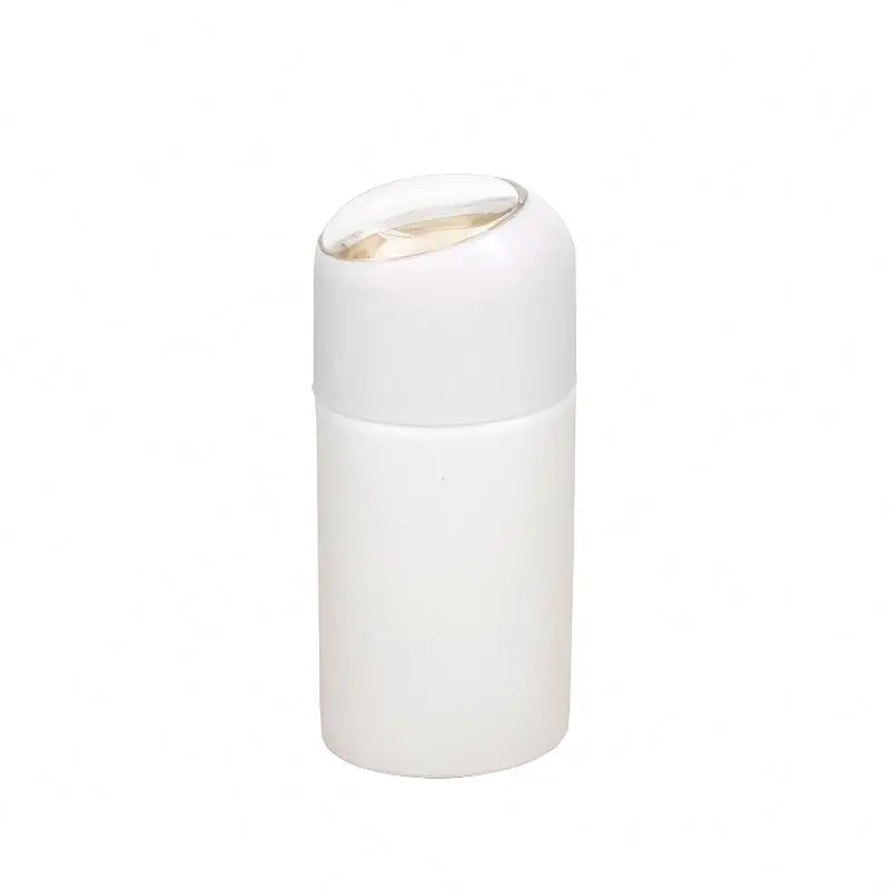 Заводская цена 30 мл пустая жидкая тональная бутылка круглой формы солнцезащитный крем контейнер белая упаковка с винтовой крышкой