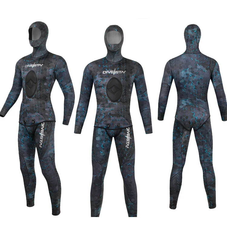 Unisex Titanium Camouflage Heattech Free Diving Suit New Arrival Waterproof Rubber Fishing Hunting Suit Adults Logo Plus Size