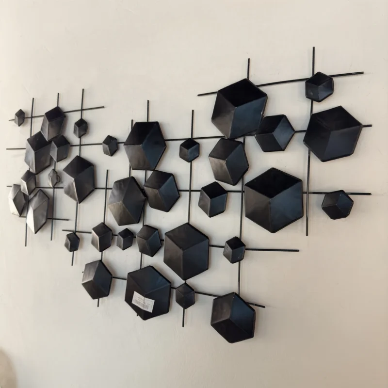 Luxury Modern Wall Decor Simple Style Design Black Iron Classic Art Wall Decoration Home Wall Decor Item