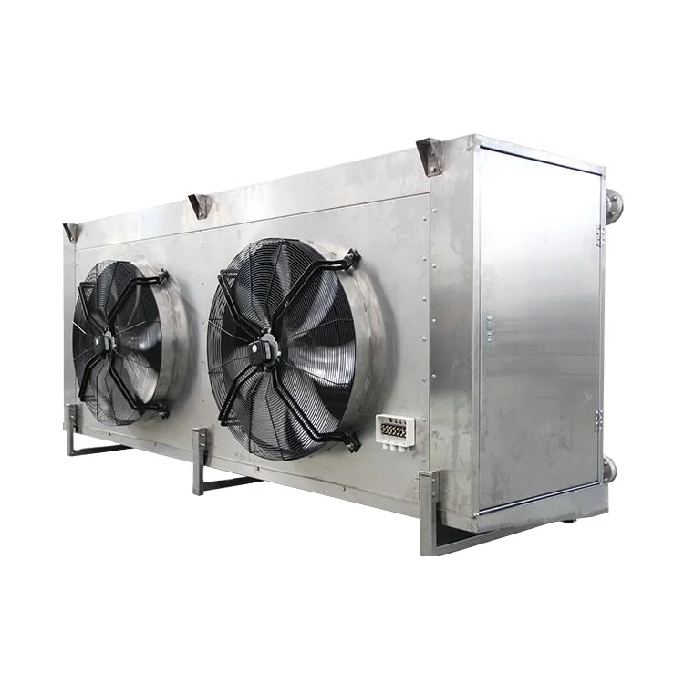refrigeration hot gas defrost industrial ammonia evaporator