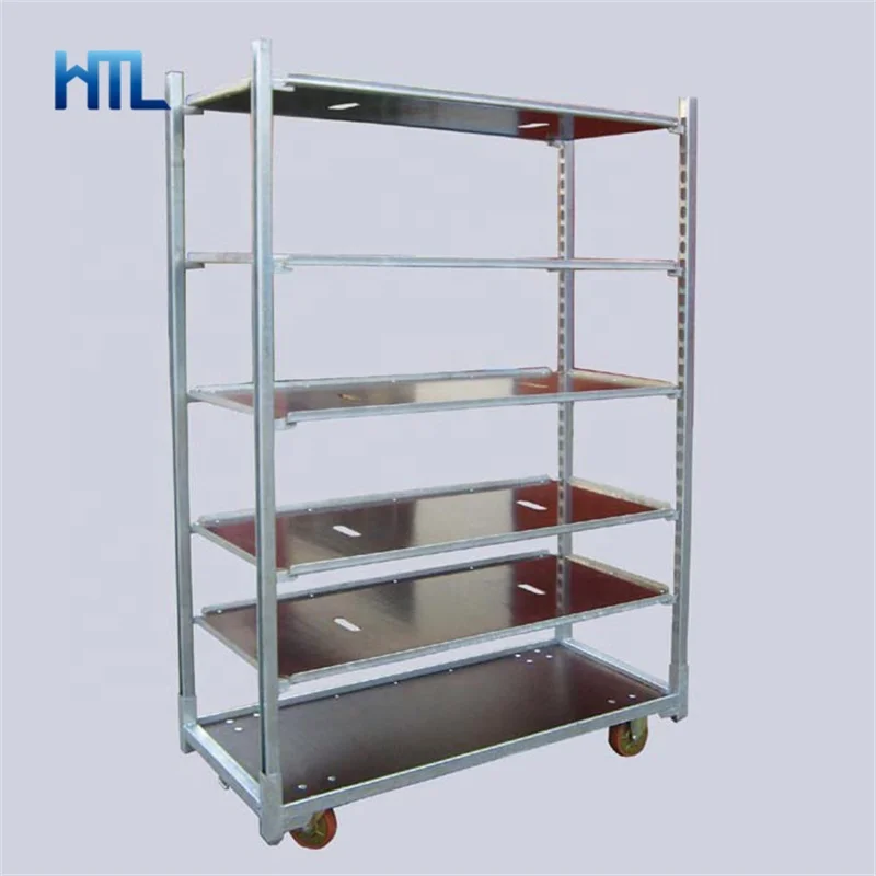 Metal galvanized garden center danish flower greenhouse transport cc container
