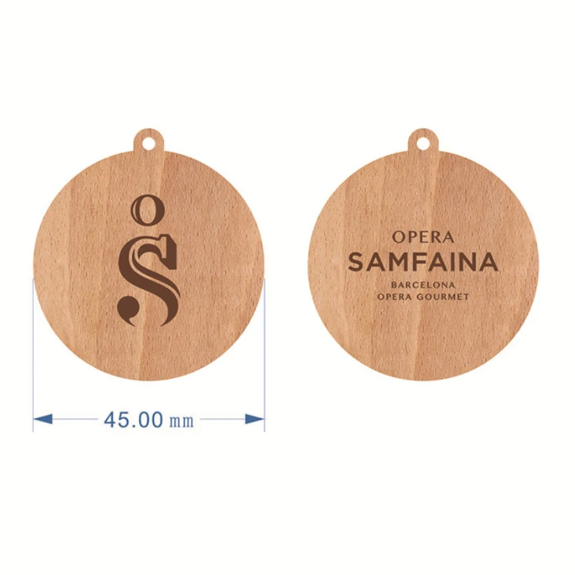 custom made Round Engraved Sports Marathon Running Race Award Souvenir wooden medal