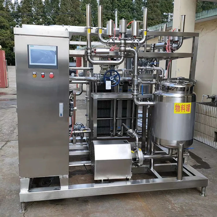 High Efficiency Milk Juice Yogurt Beer UHT Sterilizer / Industrial Milk Plate Pasteurizer / Milk Pasteurization Machine Price