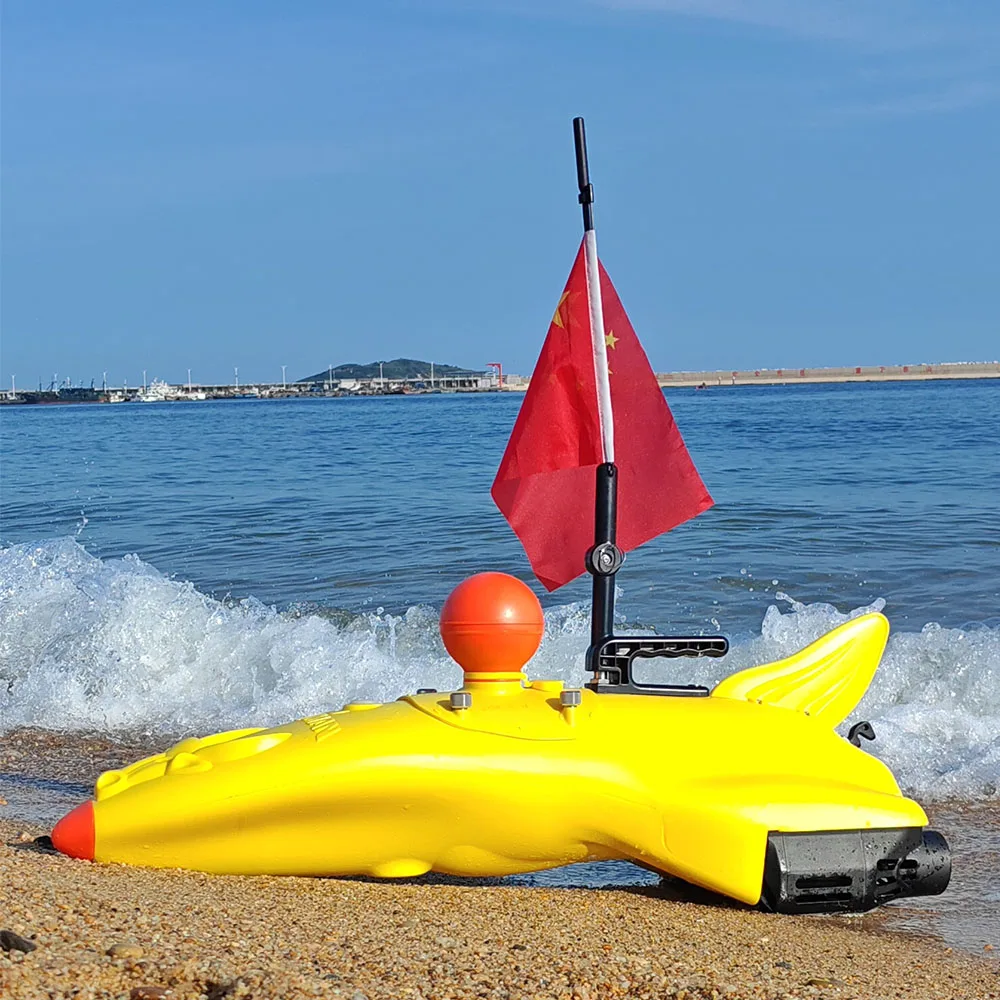 Automatically bait dropping remote controlled bait boat with GPS function