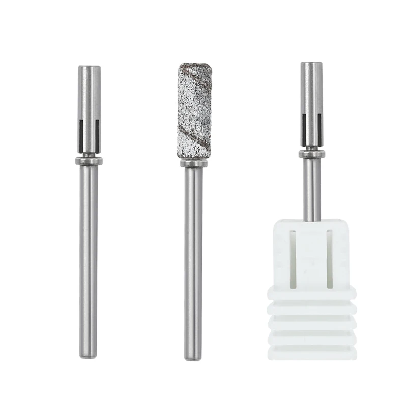 Upgraded 3.1mm small nail polish sand ring bearing mini set sand ring shaft core nail repair and removal polishing head
