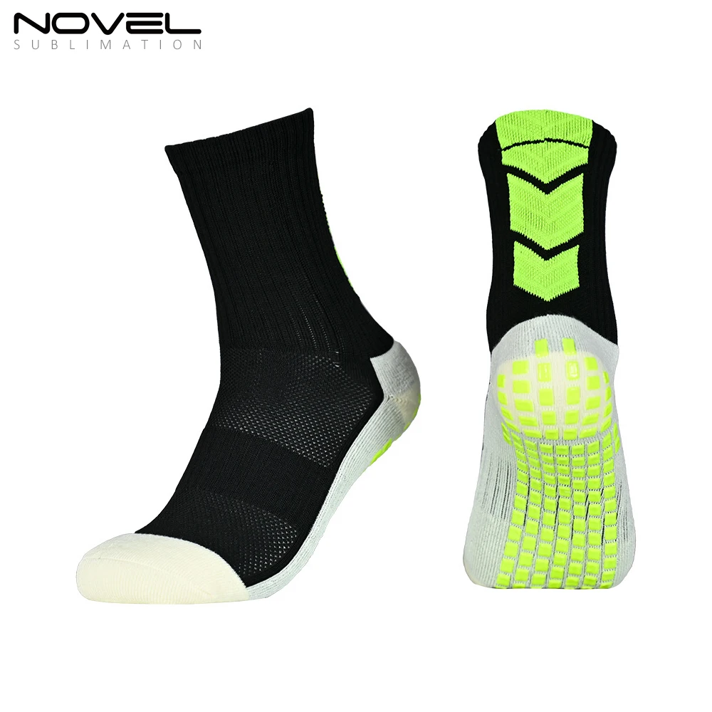 factory price non-slip soccer grip socks colorful anti slip football socks for men