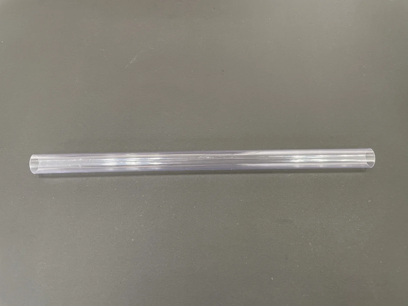 Transparent hard plastic PVC tube for decoration