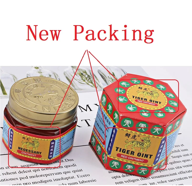 Tigers Balms muscle Pain Relief shoulder back pain Ointment Red White Stomachache Massage Rub Muscular