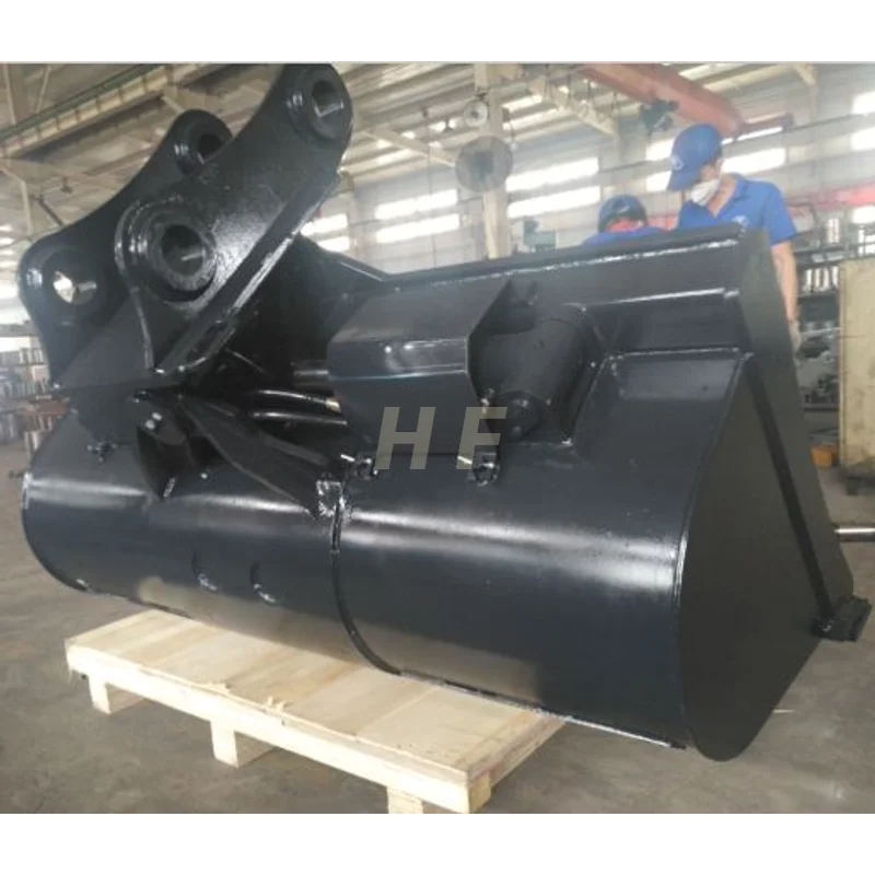 Durable hydraulic cleaning tilt bucket tilting mud bucket for excavator accessory