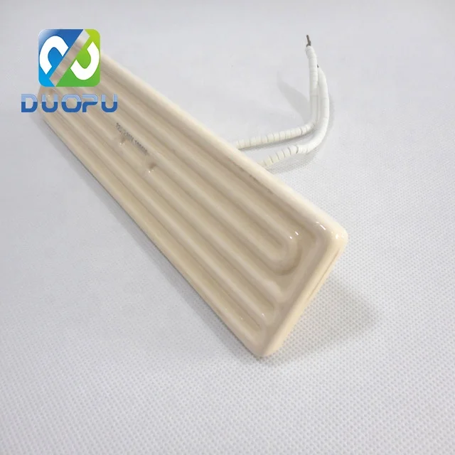 Duopu 245*60mm 120*120mm Electric Far Infrared Ceramic Heating Brick Heating Plate Heater