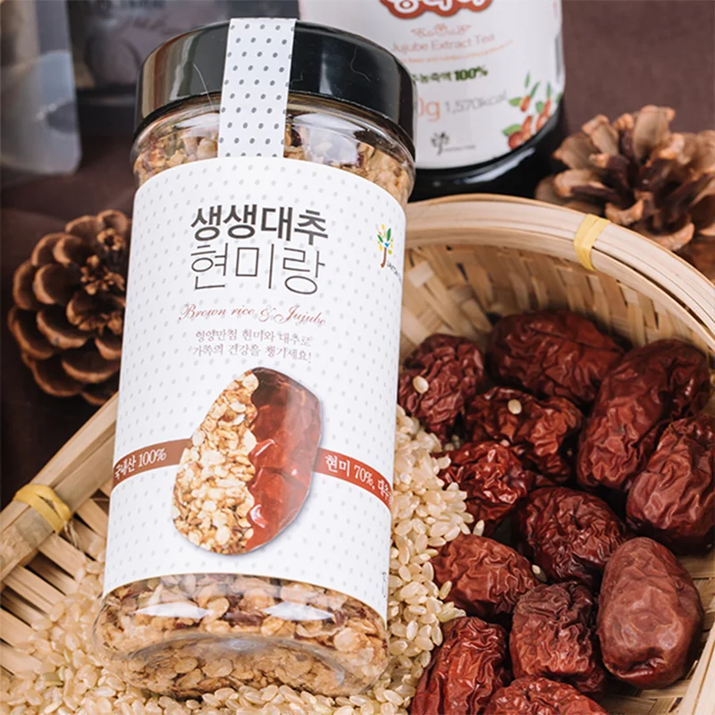 Wholesale High Quality Best Selling Selected Zero Additives Crispy Breakfast Meal Replacement Jujube Red Date Brown Rice Flake
