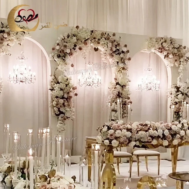
New sale hotel furniture party event decoration stand wedding arch backdrop 