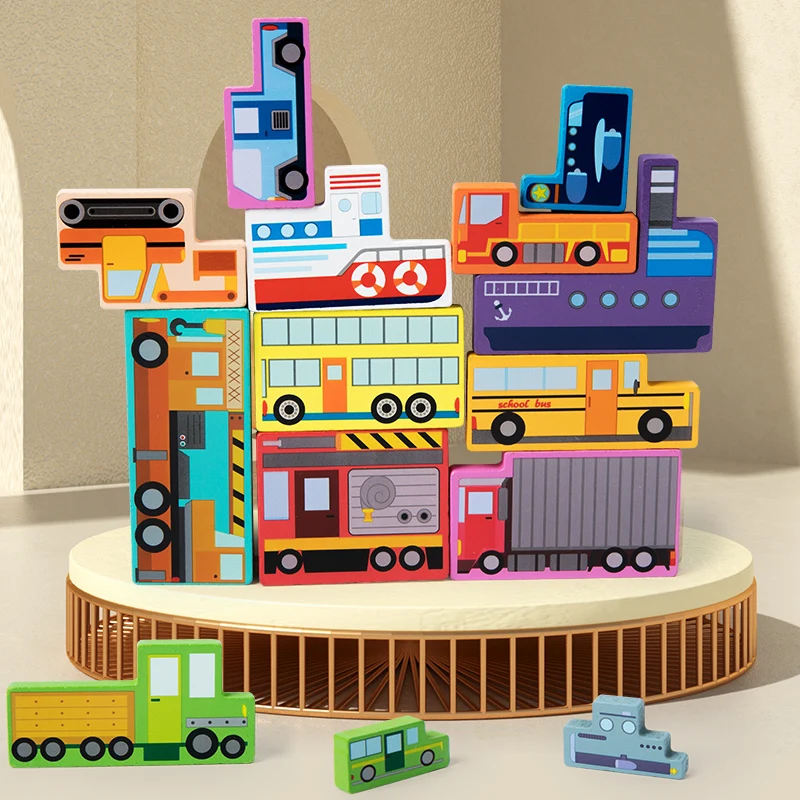 Montessori Wooden Toddler Puzzle Toy for Age 3 4 5 6 7 Years Animal Puzzle Board Shape Matching Educational Toys