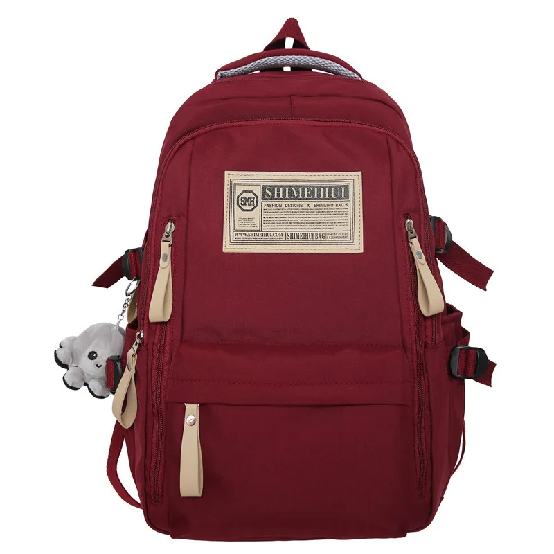2024 New Shoulder Bag Men and Women College Students School Bag Junior High School Waterproof Travel Computer Backpack