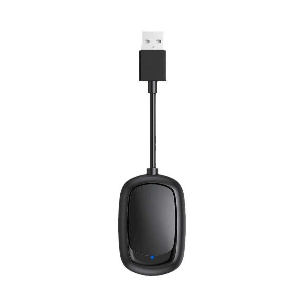 Wireless Carplay Adapter with Fast Stable 5Ghz WiFi Bluetooth Connection, Wired to Wireless Carplay, Compatible iPhone& Android