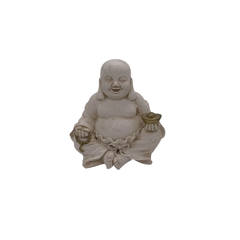 Merchant Direct Sale Resin Antique Hand Painted Buddha Statue For Home Decoration Crystal Ball