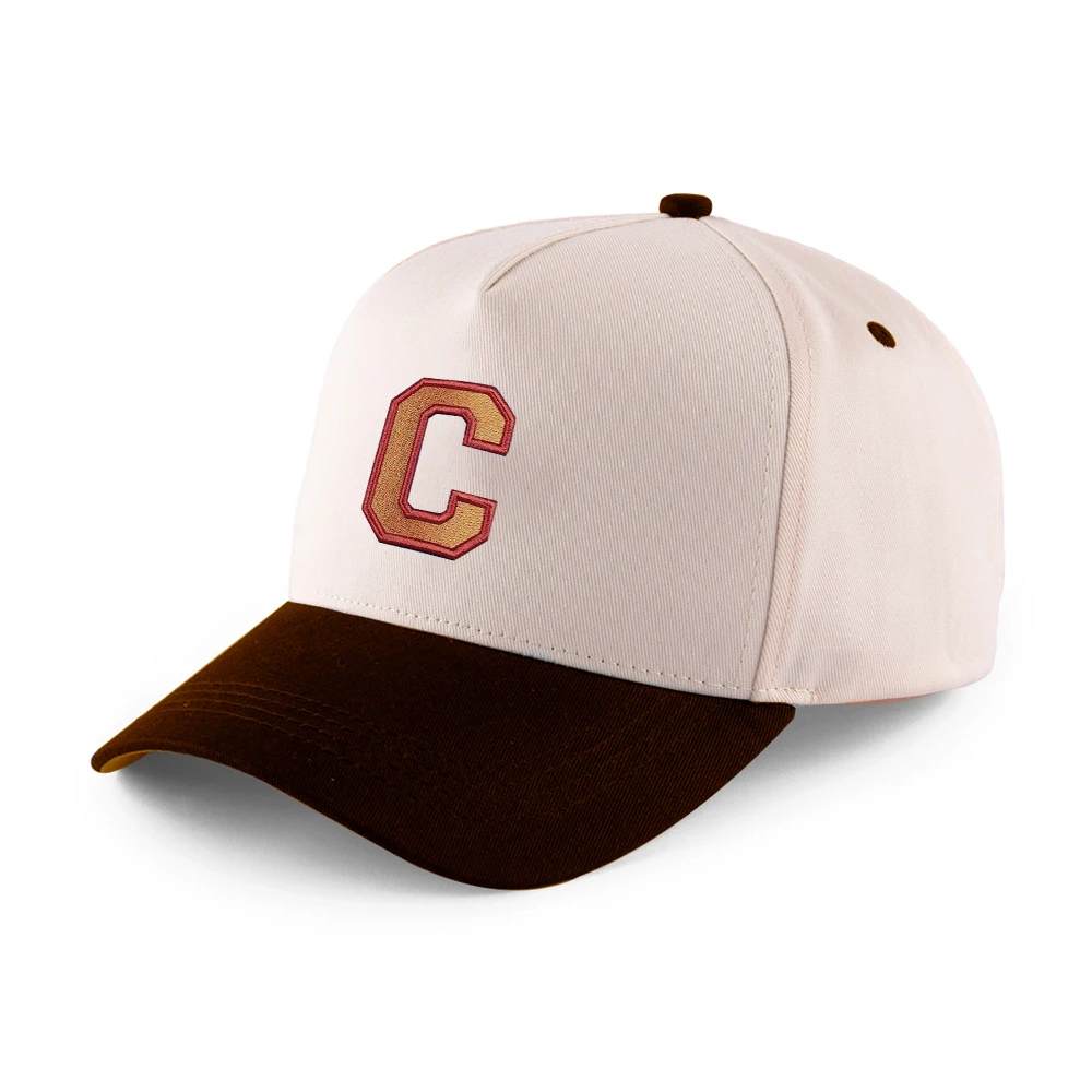 BSCI Factory Custom 5 Panel Cotton Unisex Embroidered Gorras Baseball Hats Adjustable Snap Back Two Tone Vintage Baseball Caps